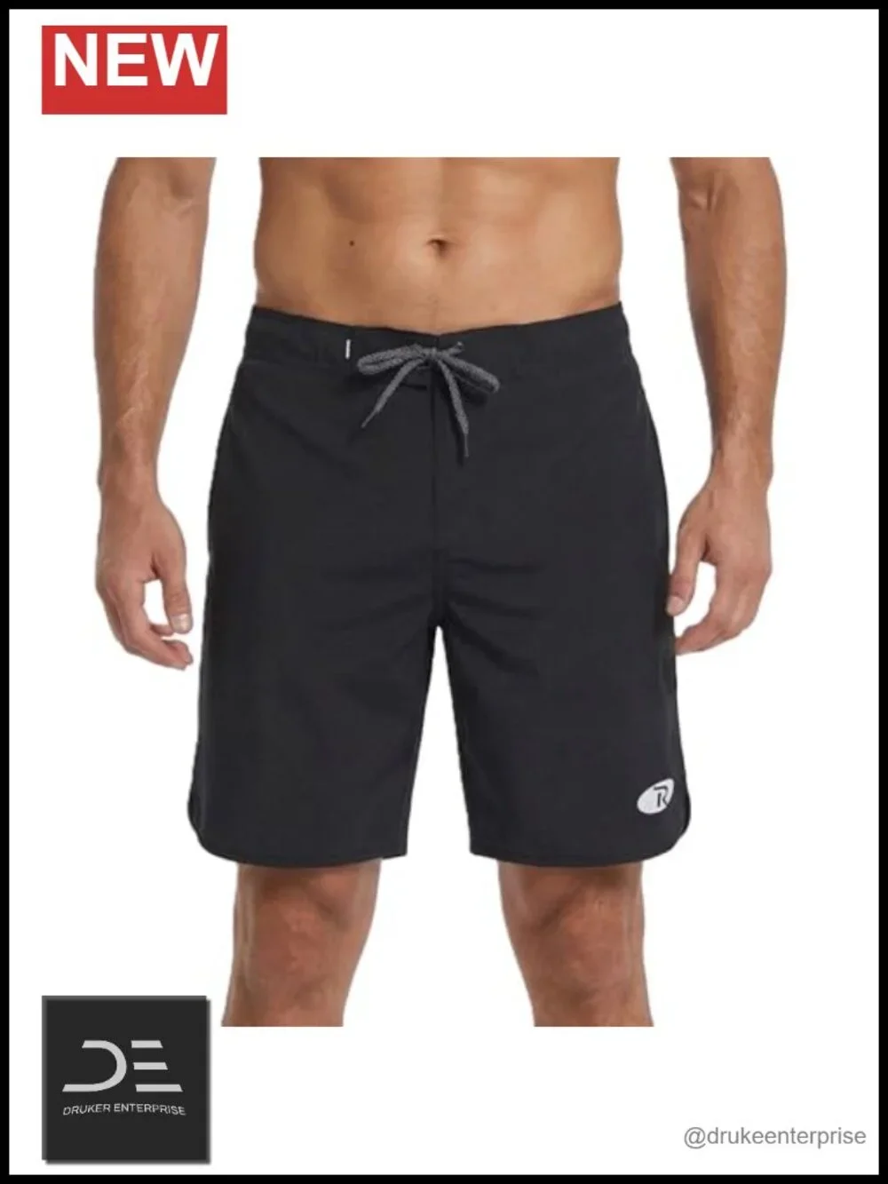 Men's Swim Trunks Quick Dry Stretch Beach Shorts with Mesh Lining UPF 50+